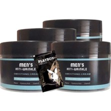 Bezos Men's 4 Adet 100 ml SNMP20356 Erkek Yüz Cilt Kremi Antiwrinkle Smoothing Cream + Yanında Jel