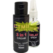 Bezos Ritmix Erkeğe Özeı 3 Özellikli Bakım Kremi 60ML + Erkeksprey 30 ml