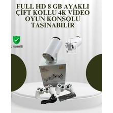 Brf Store Yavuzsell Portatif 4K Projeksiyon – 4.000 Uygulama, Kablosuz Yansıtma ve Bluetooth 5.0