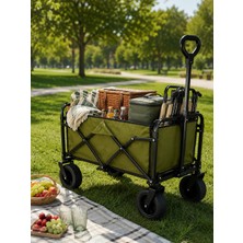 Hace Bazaar 130 kg Taşıma Kapasiteli Katlanabilir Wagon Taşıma Arabası