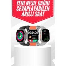 Android ve Ios Uyumlu Uyku ve Sağlık Takibi Yapabilen 3 Kordonlu Akıllı Saat Nemere
