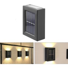 Brf Store Yavuzsell Robeve Tekli Solar Bahçe Aydınlatması Güneş Enerjili Bahçe Aydınlatması Duvar Lambası Çift