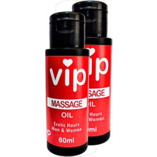 Bezos Vıp Eroticmassage Oil 2 Adet -Kadın Erkek Erotikmasaj Yağı 60 ml 2 Adet