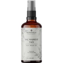 Brf Store Yavuzsell Monoville Saç Maskesi Yağı 50 ml Cam ŞIŞEDE%100 Saf ve Doğal (Hair Mask Oil)