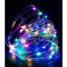 Brf Store Yavuzsell Peri LED 3/5/10 Metre Rgb Noel Işığı Ağaç Süsleme (5, 3 Metre)