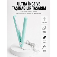 Marsilyan Seyahat Tipi Taşınabilir Saç Düzleştirici Saç Şekillendirici Yüksek Isı Ayarlı