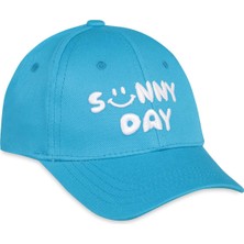 Civil Boys Sunny Kabartma Nakış 2-5 Yaş Çocuk Erkek Kep Şapka - Mavi
