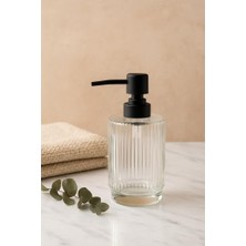 Bezos Cam Şeffaf Sıvı Sabunluk 200 ml Banyo Lavabo