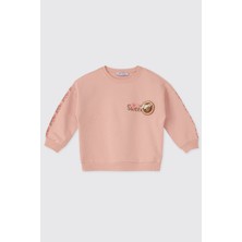 Panço Kız Bebek Pudra Sweatshirt
