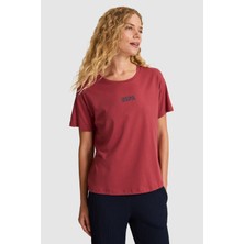 U.s. Polo Assn. Kadın Vişne Tişört 50323530-VR223