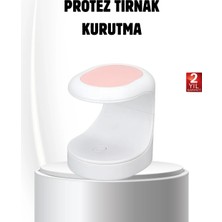 Mossem LED Mini Oje Kurutucu Taşınabilir Hızlı Kuruma Cihazı 3 LED Işıklı