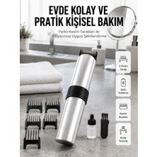 Yeni Nesil Profesyonel Şarjlı Saç Sakal Tıraş Makinesi Ayarlanabilir 4 Taraklı Midastech