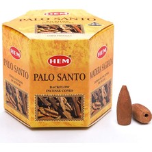 Brf Store Yavuzsell Hem Tütsü Geri Akış Şelale Palo Santo Ağacı Kokulu 40 Konik Tütsü - Palo Santo Backflow In