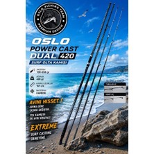 Oslo Power Cast Dual 420CM 100-250GR Surf Olta Kamışı