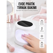 Sepetopia Kalıcı Oje Kurutucu Mini Uv Işınlı Taşınabilir Hızlı ve Pratik Oje Kurutucu