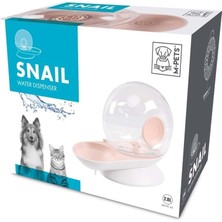 Brf Store Yavuzsell M-Pets Snaıl Hazneli Su Kabı Pink 2800ML