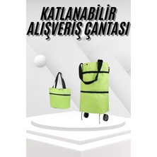 Brf Store Yavuzsell Katlanabilir Tekerlekli Pazar Market Çarşı Arabası Market Alışveriş Çantası