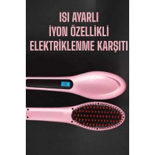 Zero Land Aconcept Fön Tarağı Saç Düzleştirici Sıkı Dişli Isı Ayarlı Elektriklenme Karşıtı