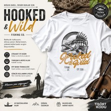 Tişört Kodu Hooked & Wild Erkek Straight Fit Tişört
