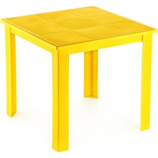 Brf Store Yavuzsell Fiore 50X50 H:40 Plastik Masa Sarı