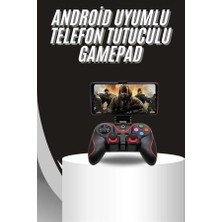 İlk El Grup  Kablosuz Oyun Kolu Bluetooth Joystick Gamepad Android Uyumlu