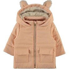 Civil Baby Pelüş Kulaklı 6-18 Ay Mont - Pudra
