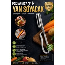 Ufak Tefek Şeyler Paslanmaz Çelik Yan Soyacak Ergonomik Meyve Sebze Patates Soyacağı Pratik Mutfak Aleti