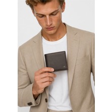 Pierre Cardin Kahverengi Klasik Timeless Erkek %100 Hakiki Deri Cüzdan - Retro Erkek Deri Cüzdan Aksesuar - PC-2368