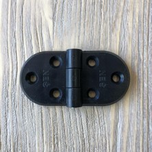 Brf Store Yavuzsell Plastik Oval Menteşe 7cm (2 Adet) Siyah