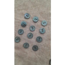 ILCARE Doğal Agoya Hakiki Inci Midye Kabugu   Sedef Düğme 12 mm 12 Adet