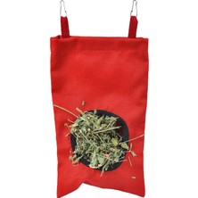 Brf Store Yavuzsell Gine Domuzu Ginepig Tavşan Kemirgen Yemlik Yem Saman Yonca Torbası Yem Torba Kumaş Torbala