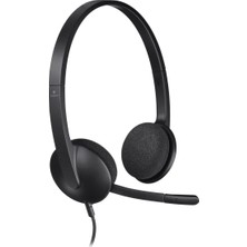 Brf Store Yavuzsell Logitech H340 Kablolu Kulak Üstü Mikrofonlu Kulaklık, Çok Yönlü Dijital Stereo Ses, Sağ Ta