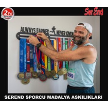 Serend Koşucu Madalya Askılığı - Çelik Metal -Elektrostatik Toz Boya Kaplı.