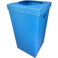 Brf Store Yavuzsell Kağıt Karton Atıklar Için Mavi Renk Geri Dönüşüm Kutusu Iç Mekan Sıfır Atık ve Geri Dönüşü