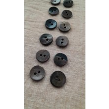 ILCARE Doğal Hakiki Inci Midye Kabugu   Sedef Düğme 12 mm 12 Adet