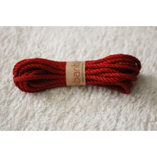 Bezos Shibaritürk Kırmızı Jüt Bondage Shibari Ipi 8mm/8mt