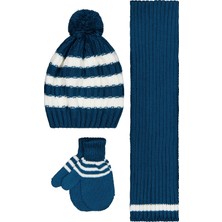 Civil Baby 6-18 Ay Atkı Bere Eldiven Set - Yeşil