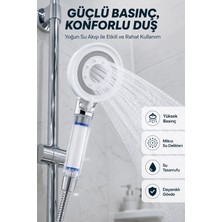 Sepetopia Su Tasarruflu Filtreli Duş Başlığı Yüksek Basınçlı Modern Duş Başlığı