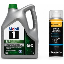 Mobil 1 Esp 0W-30 Tam Sentetik Motor Yağı 4 Litre + Klima Bombası 200 ml