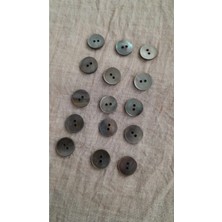 ILCARE Doğal Hakiki Inci Midye Kabugu   Sedef Düğme 10 mm 15 Adet