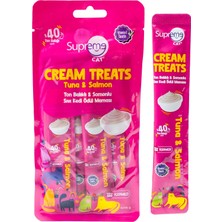 Brf Store Yavuzsell Ton Balıklı & Somonlu Sıvı Kedi Ödül Maması 4 x 14 gr