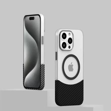 Bezos iPhone 16 Carbon Puzzle Magsafe Kapak - Pembe