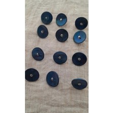 ILCARE Doğal Hakiki Inci Midye Kabugu   Sedef Düğme 14 mm 12 Adet