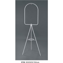 Matxzngz Dayang Kafes Ayaklığı 40X150CM Beyaz