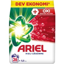 Brf Store Yavuzsell Ariel Oxi 5,5 kg Hızlı Çözünme Toz Çamaşır Deterjanı