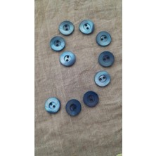 ILCARE Doğal Trokas Hakiki Inci Midye Kabugu  Sedef  Düğme 12 mm 10 Adet