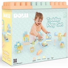 Dolu Oyuncak  Yol ve Blok Set 50  Parça - Yeşil