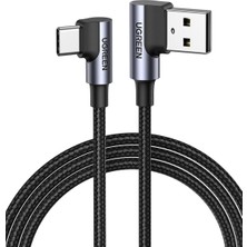 Brf Store Yavuzsell Ugreen USB To Type-C 90 Derece Şarj ve Data Kablosu 2 Metre