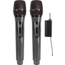 Brf Store Yavuzsell Coverzone 2 Adet Kablosuz Karaoke Mikrofonu 6.35MM Amfi Hoparlör Için ve Sahne Performansı