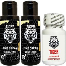 Bezos Tiger : Erkeklere Özel Red Ginsengli Tongkatlı Set 2 Ad. 60 ml + 1 Ad. Tiger 10LU Caps